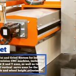 Waterjet Cutter & Grinder for Inside Cutouts with Automatic Dressing